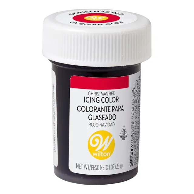 Colorante Comestible Color Rojo Navidad Wilton