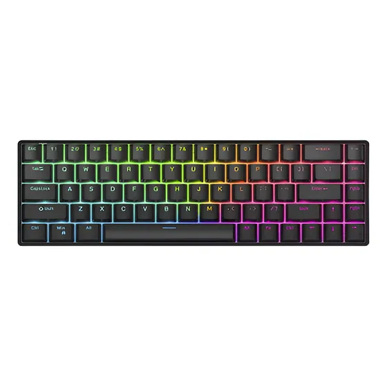 Teclado Gamer Teamwolf Raven68 He 8k Magnéticos Rapidtrigger