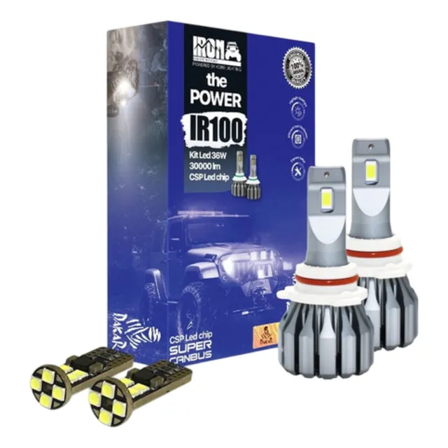 Kit Led Ir100 Canbus H7 H4 H11 + 2 Led Canbus Cree Autos