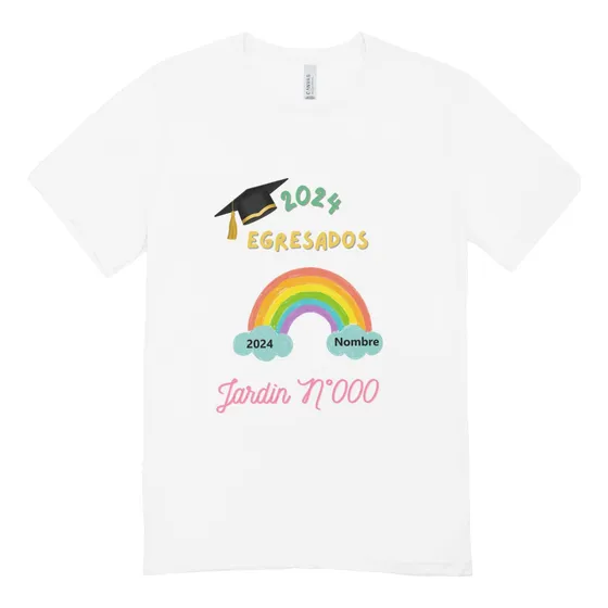 Remera Egresado Jardin
