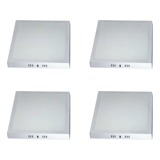 Lampara De Sobreponer Led 18w Luz Blanca O Cálida Cuadrada