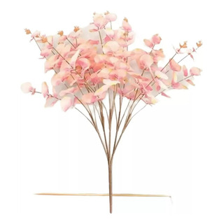 Eucalipto Artificial 5 Ramas 20 Cabezas De Seda, Decoración Eucalipto Artificial 5 Ramas 20 Cabezas De Seda, Decoración