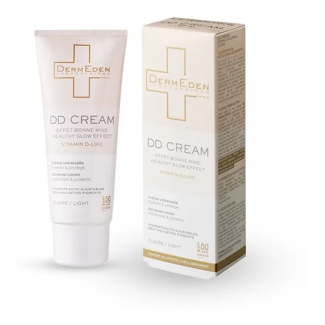 Dermeden Dd Cream Antiedad Día,vitamina D Spf 50+ Tono Claro