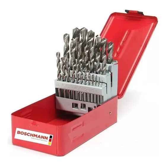 Juego Mechas Brocas Hss Acero, Metal Germany 25pcs Pro