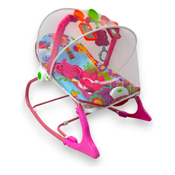 Silla Vibradora Mecedora Musical Niña-niños Baby Rocker Elefantica