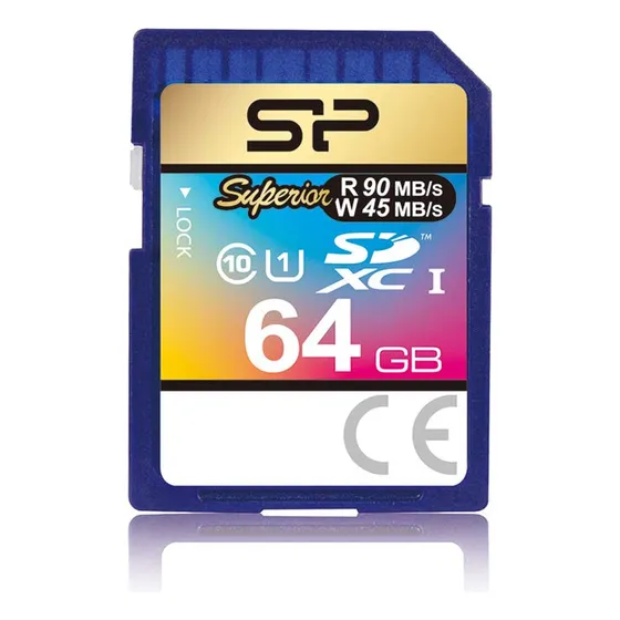 Silicon Power Superior Uhs-i 64 Gb Sdxc Tarjeta Memoria 