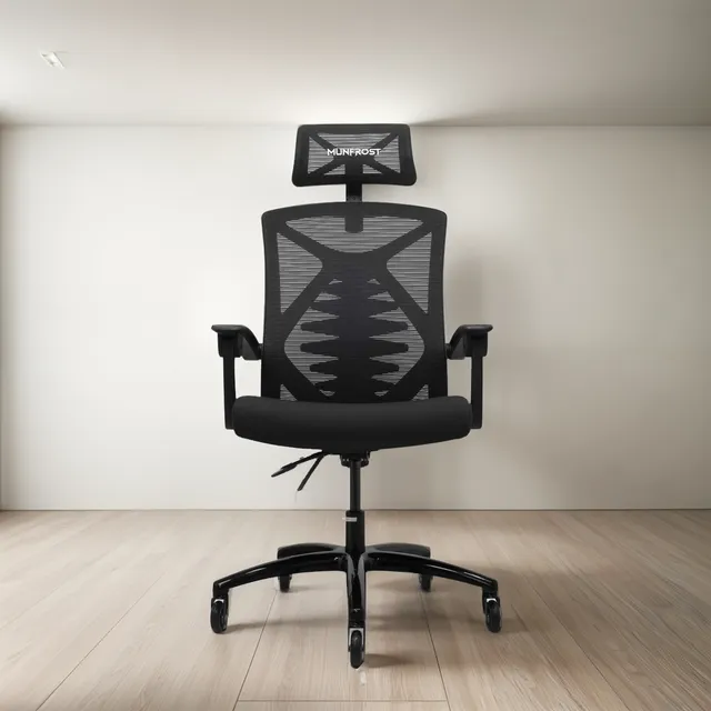 Silla Gamer Munfrost Nova Mesh Vertebral Arch Ruedas Silence