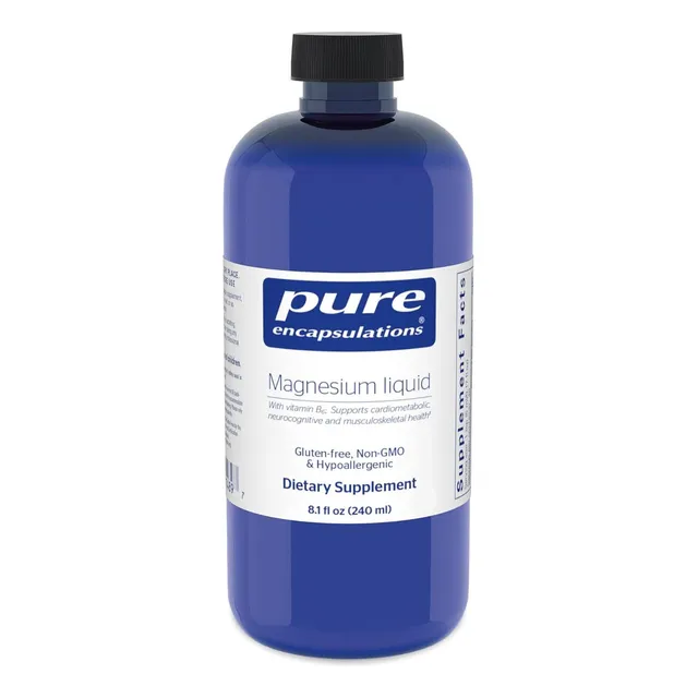 Magnesio Liquido Pure Encapsulations 240 Ml Sin Sabor