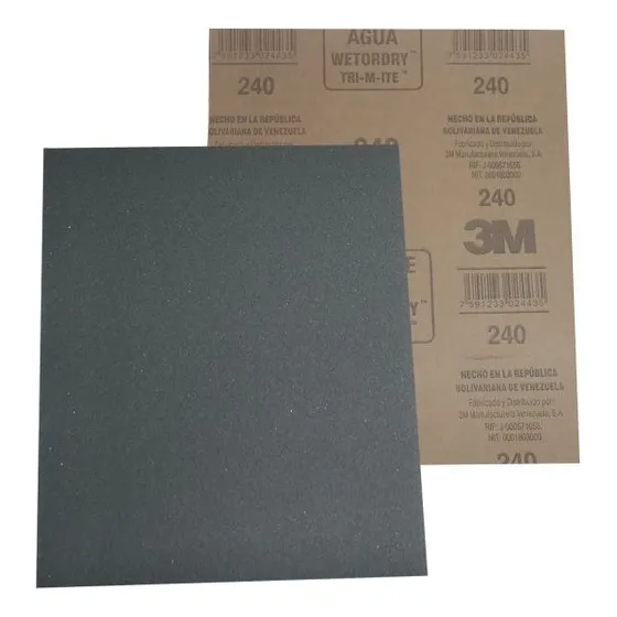 Lija De Papel 11x9 Grano 240 3m