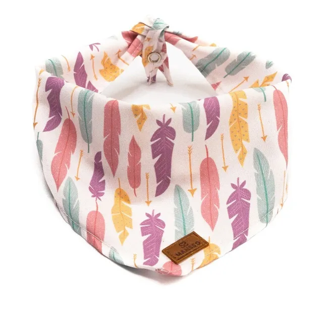 Pañoleta Plumas Para Perro/gato, Mansso