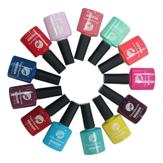 Esmalte Semipermanente Pack X 10 Face Showes