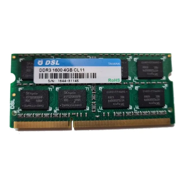Memoria Ram Dsl Ddr3 4gb Sodimm 1600 Mhz