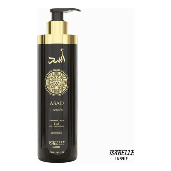 Asad Shampoo 3 Em 1 Cabelo + Corpo + Barba Isabelle La Belle