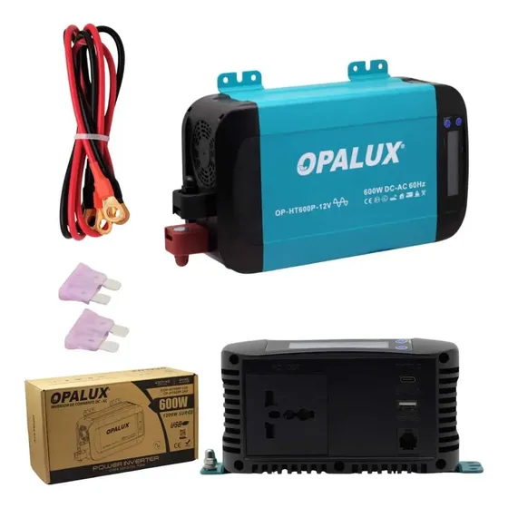 Inversor De Voltaje De Onda Pura 600w 12v Op-ht600p-12v | Cuotas sin interés