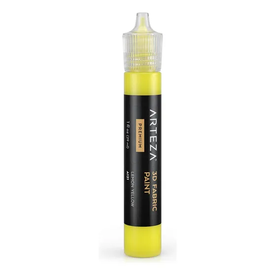 Arteza Pintura Tela 3d Amarillo Limon A121 Tubo Oz Textil