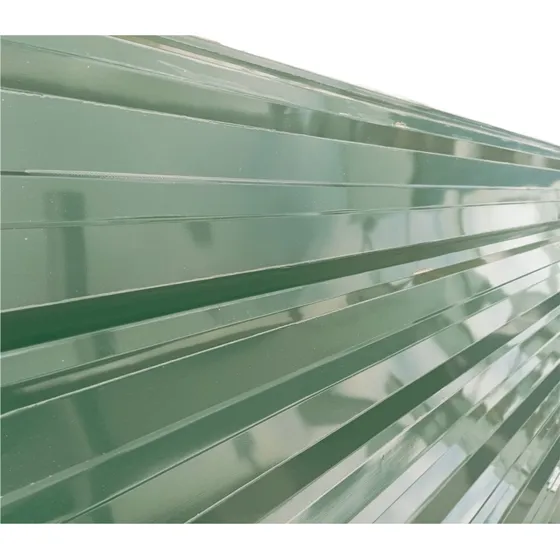 Chapa Trapezoidal Verde Calibre 26, Ecopanels