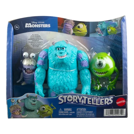 Monsters Inc - Sulley Mike Y Boo Storyteller Pack X3 Figuras