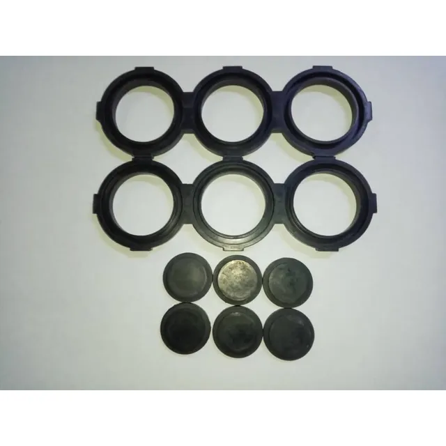 Base Goma Sello Tapon Cilindrio Flauta Vidrio Máquina Autool