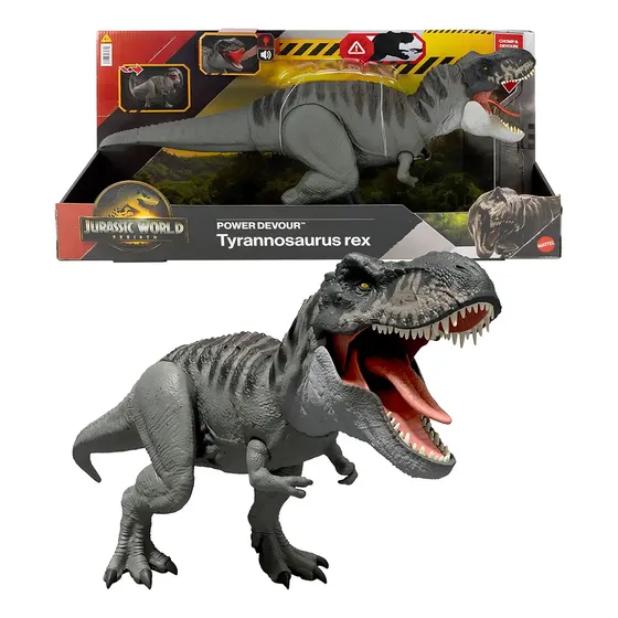 Jurassic World Rebirth: El poder devora al tiranosaurio Rex Mattel
