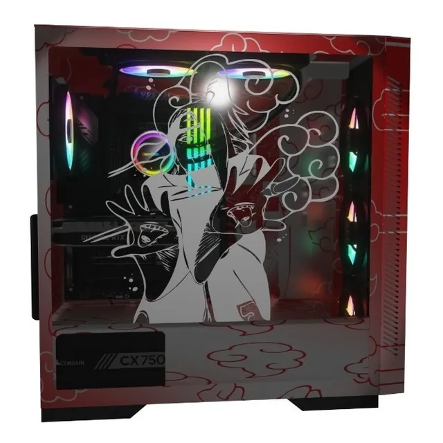 Gabinete Pc Gamer Custom-art Akatsuki Dbc.