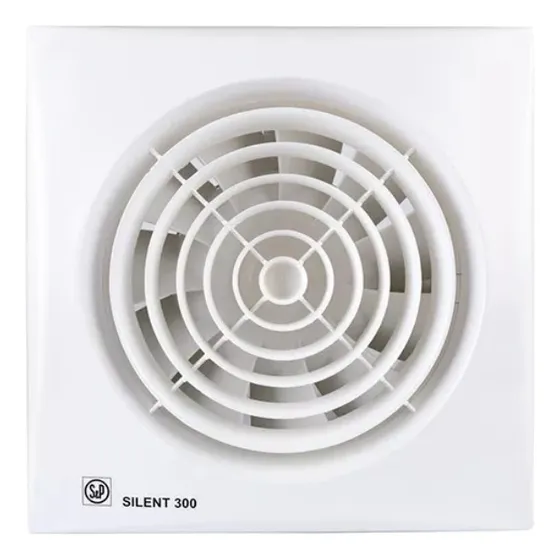 Extractor S&p Para Baño Silent 300 Cz Blanco 300 M3/h Ehogar