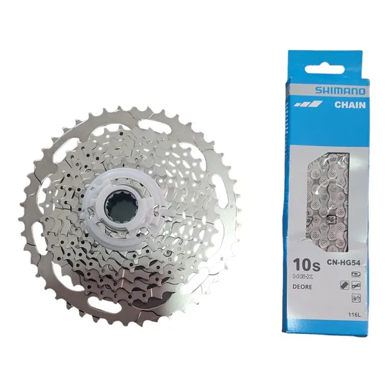 Pacha Shimano 10v M4100 11/46t Y Cadenilla Shimano 10v Hg-54