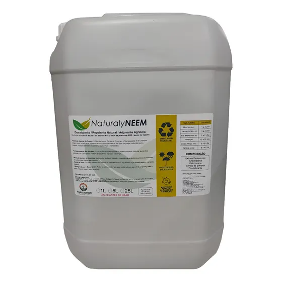 Adubo Naturaly Neem Concentrado Frasco - 25l - Rende 7500lts