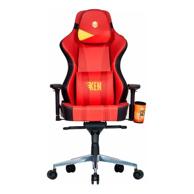 Silla Gamer Cooler Master Caliber X2 Capcom Ken Color Rojo