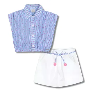 Conjunto Infantil Menina Feminino Catavento Tamanho 3 Conjunto Infantil Menina Feminino Catavento Tamanho 3