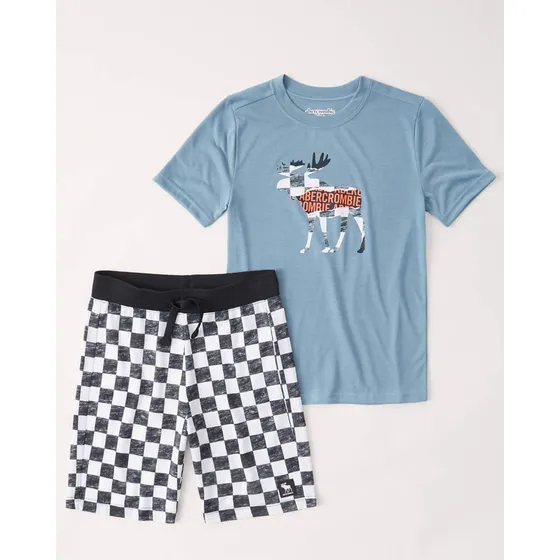 Pijamas Abercrombie Originales Niños Short Talla 11-12
