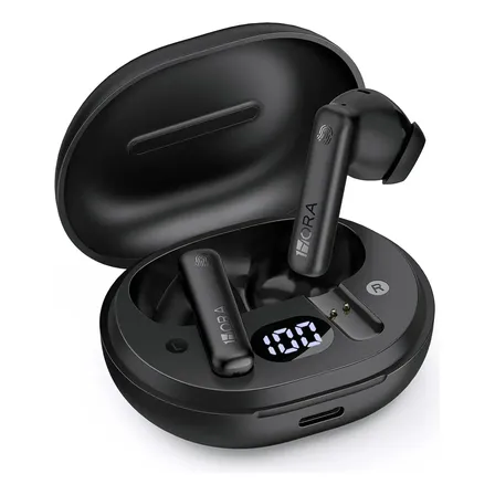 Audífonos 1Hora Inalámbricos Bluetooth In-ear con Doble Micrófono y 28 Horas de Batería
