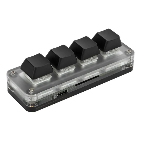Teclado De 4 Teclas Mini Teclado Para Jogos Tipo Mecânico C