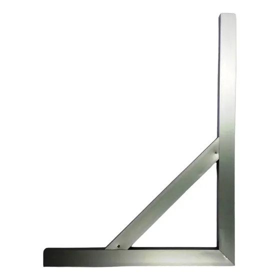 Esquadro Em Alumínio (0,60 X 0,80m) Para Pedreiro Construção
