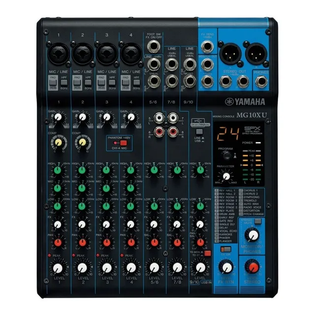 Yamaha Mg10xu Consola  Mezclador  10 Entradas Efectos