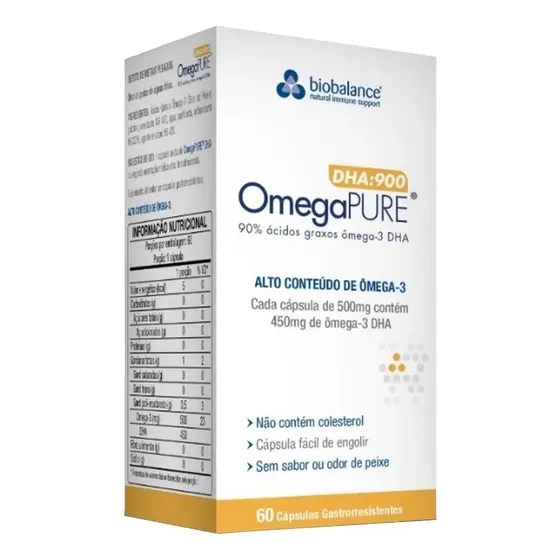 Omega Pure Dha 900 (60 Capsulas) - Omega Pure Biobalance