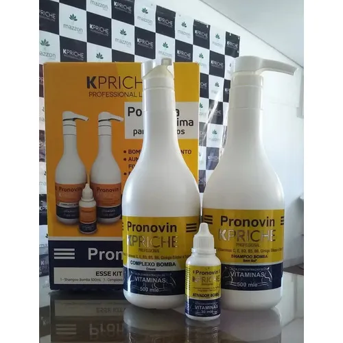 Kit Pronovin Crescimento Kpriche - Cabelo E Tb Barba/bigode
