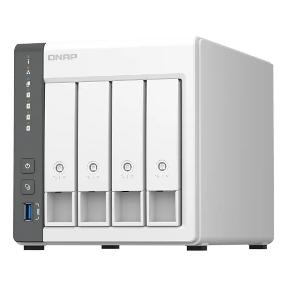 Qnap Ts-433-4g-us Nas 4 Bahías 4gb Ram Quad-core 2.0ghz 2.5g