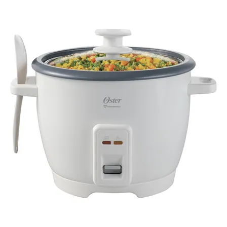 Arrocera Oster 7 Tazas Diamond Force Ckstrcb7dfwht Blanco 50 Hz