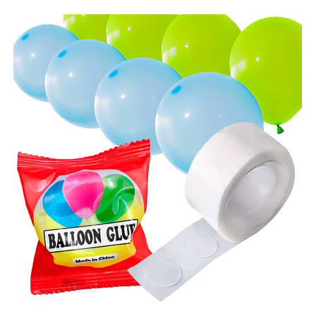 Pegamento Para Globos Tipo Gota De Silicona 100 Unidades Pegamento Para Globos Tipo Gota De Silicona 100 Unidades