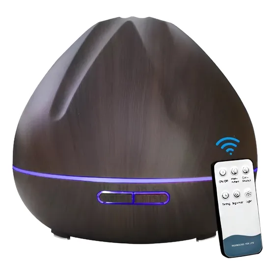 Humidificador Aromas Ambiente Silencioso 500ml Luces Rgb