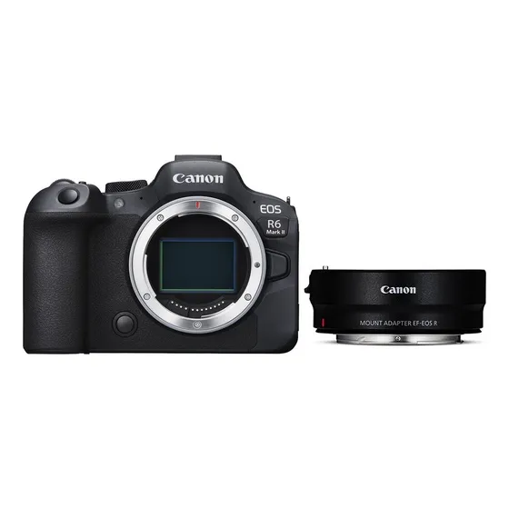 Canon Eos R6 Mark Ii Corpo + Adaptador Canon Ef Eos R - Nfe