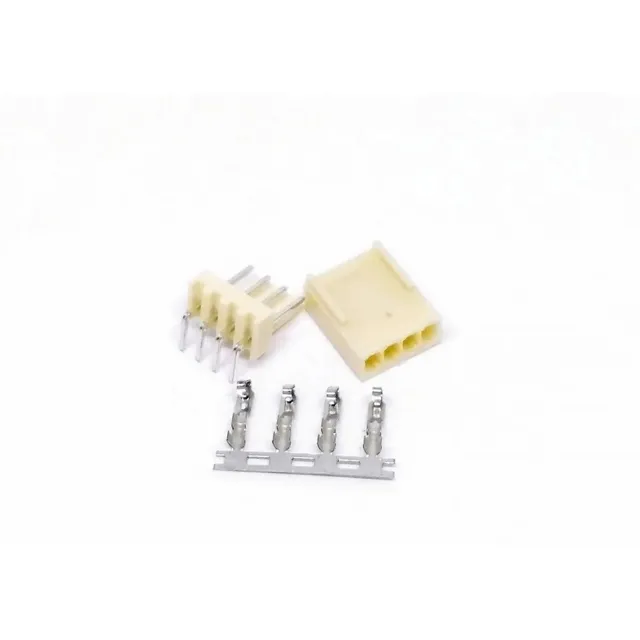 10 Juegos De Conector Tipo Molex 4 Pines 2.54mm Angulo Recto