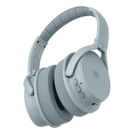 Audífonos Sleve Evo Over-ear Bluetooth Con 45h De Batería Y Cancelación De Ruido Silver