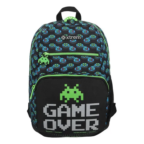 Mochila Xtrem Bolt 320 Color Negro Diseño De La Tela Liso