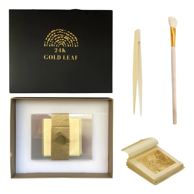 30 Láminas Oro Genuino Comestible 24 K Gastronomía Belleza