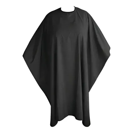 Capa Negra Para Tintura Y Corte Lavable Peluquería Barbería