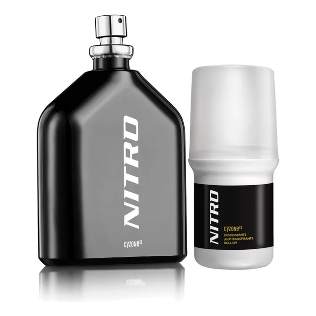 Nitro Fragancia De Hombre Con Deo Roll On Cyzone