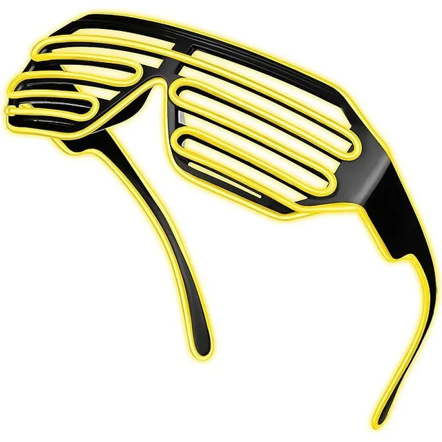 Lentes Led Neon Fiestas Electronica Rave Bodas A Pila