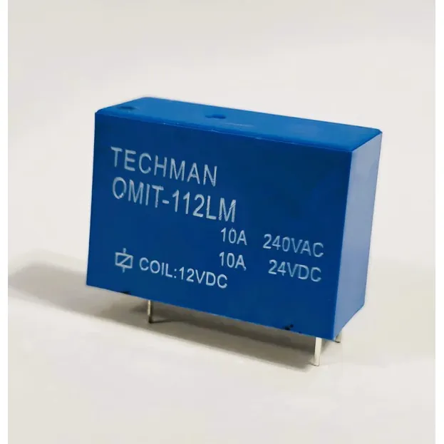 Relay 10 Amp, Dc 12v, 4 Pines Omit-112lm Pack 2 Piezas