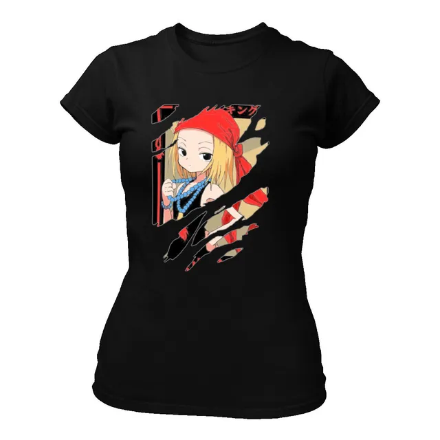 Playera Negra Anna Kyoyama Anime Shaman King